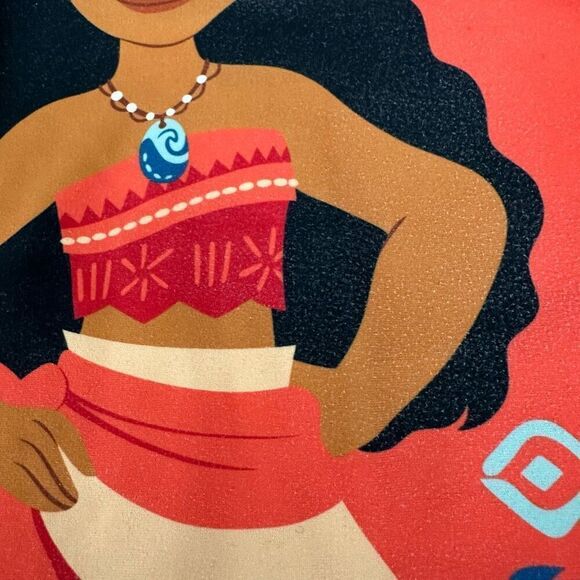 Hanna Andersson Moana One Piece Swimsuit size 5 Pilling - Picture 5 of 6